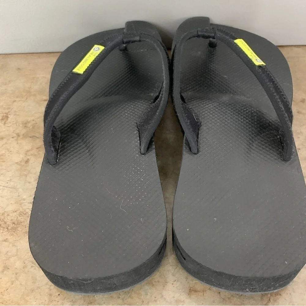 The Healing Sole Black Flip Flops Size M 11.5/W 13‎